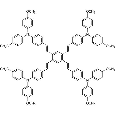 (E,E,E,E)-1,2,4,5-Tetrakis[4-[bis(4-methoxyphenyl)amino]styryl]benzene&gt;98.0%(HPLC)(N)5g