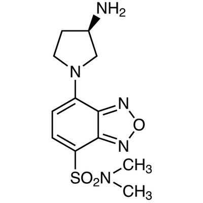 (R)-(-)-DBD-APy [=(R)-(-)-4-(N,N-Dimethylaminosulfonyl)-7-(3-aminopyrrolidin-1-yl)-2,1,3-benzoxadiazole] [HPLC Labeling Reagent for e.e. Determination]&gt;98.0%(HPLC)100mg