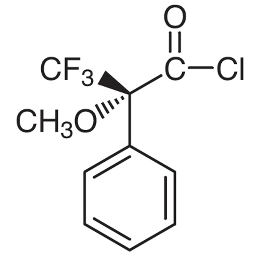 (R)-(-)-alpha-Methoxy-alpha-(trifluoromethyl)phenylacetyl Chloride [for Determination of the optical purity of Alcohols and Amines]&gt;98.0%(GC)(T)100mg