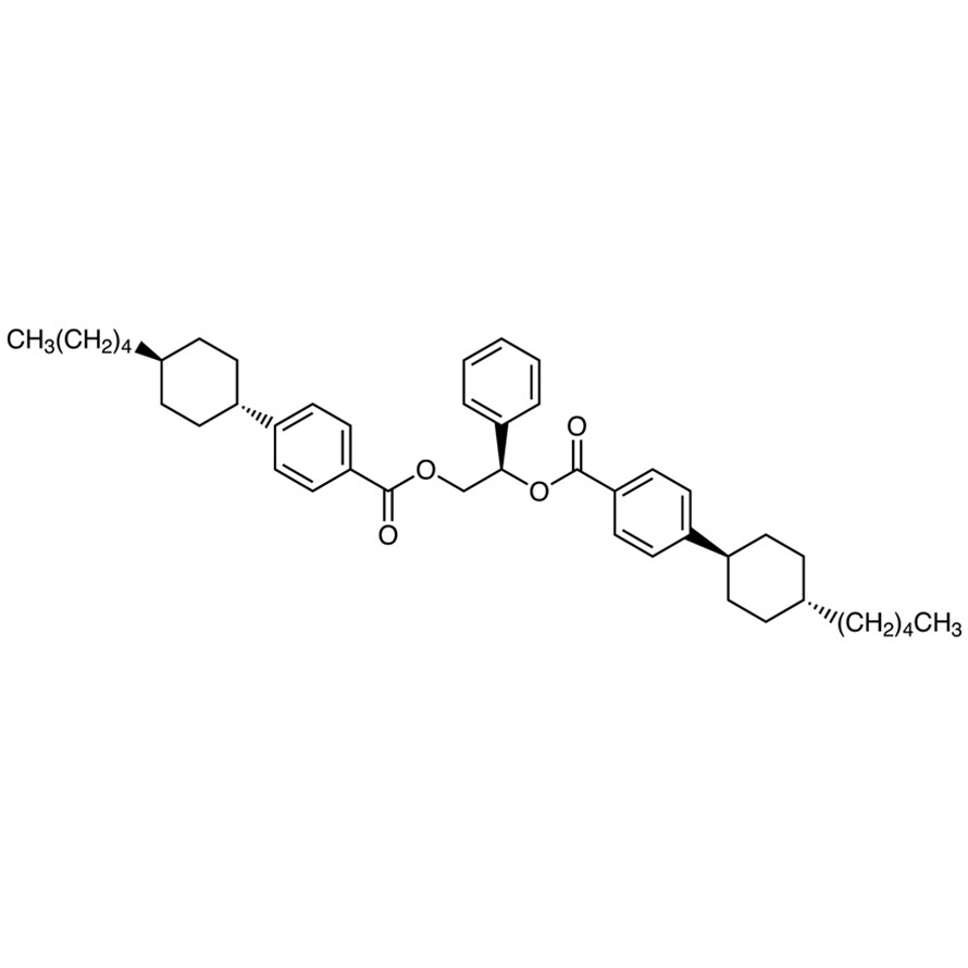 (R)-1-Phenyl-1,2-ethanediyl Bis[4-(trans-4-pentylcyclohexyl)benzoate]>98.0%(HPLC)200mg