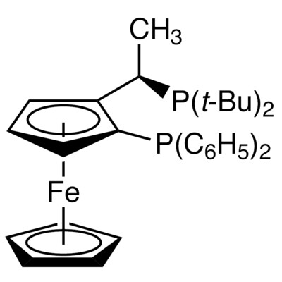 (2R)-1-[(1R)-1-[Bis-tert-butylphosphino]ethyl]-2-(diphenylphosphino)ferrocene&gt;98.0%(HPLC)200mg