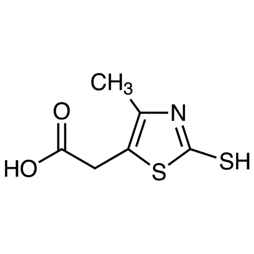 (2-Mercapto-4-methyl-5-thiazolyl)acetic Acid>98.0%(GC)(T)25g