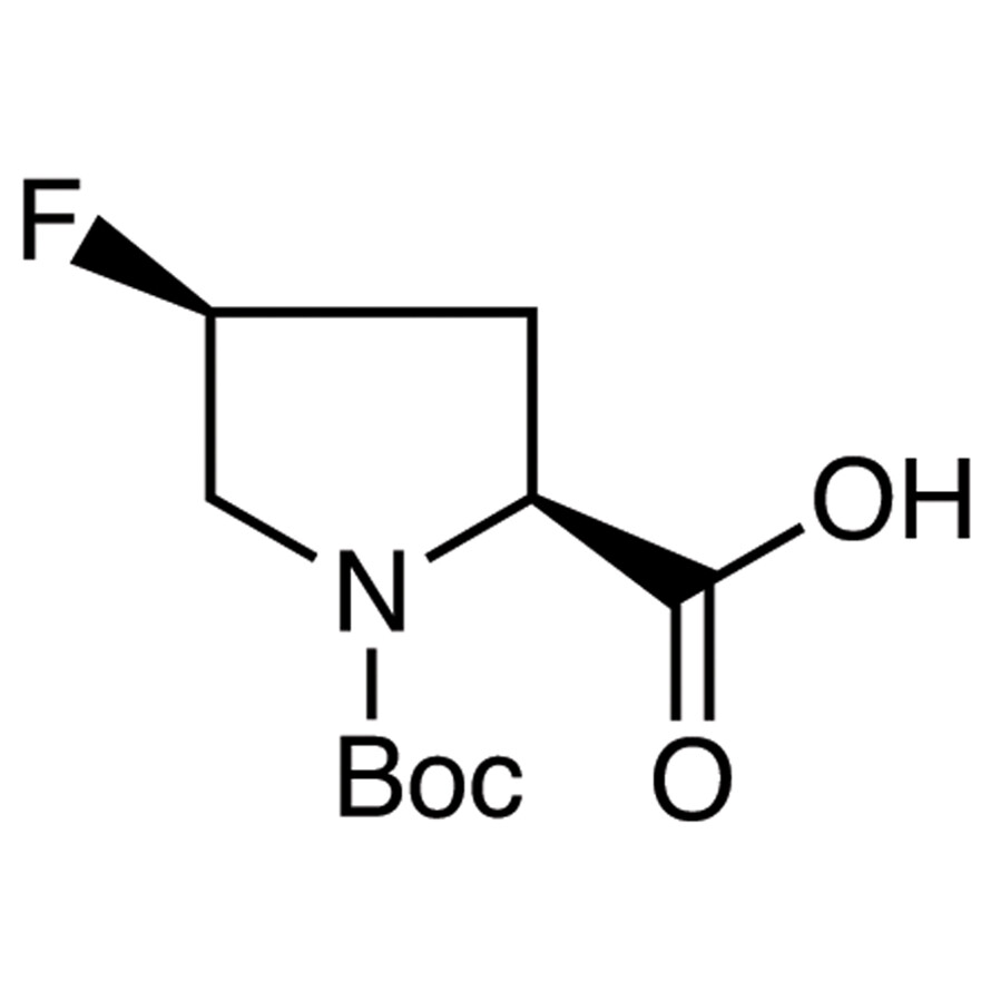 (2S,4S)-1-(tert-Butoxycarbonyl)-4-fluoro-2-pyrrolidinecarboxylic Acid>97.0%(T)200mg