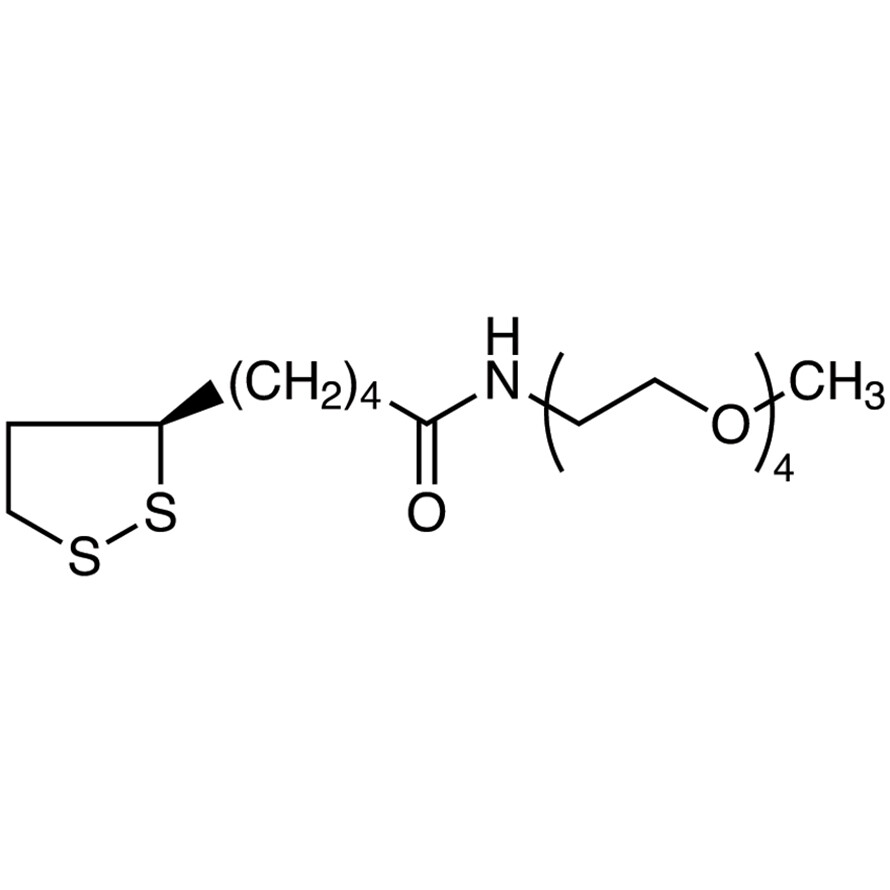 (R)-N-(3,6,9,12-Tetraoxatridecyl)-alpha-lipoamide>90.0%(HPLC)100mg