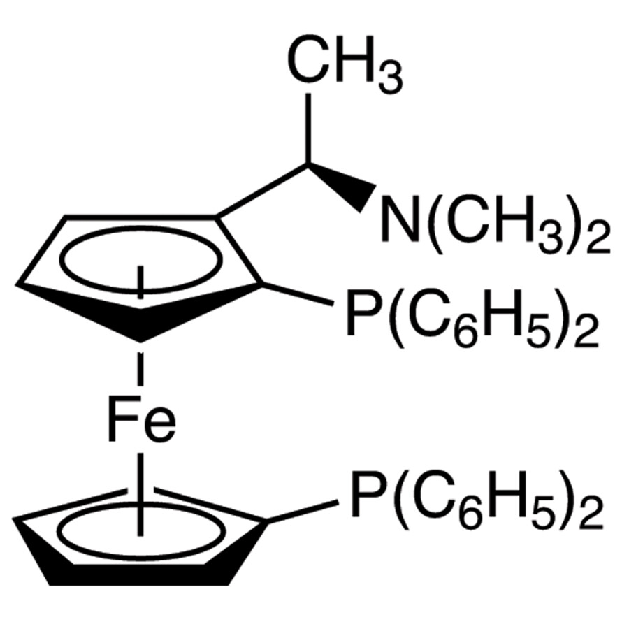 (R)-N,N-Dimethyl-1-[(S)-1',2-bis(diphenylphosphino)ferrocenyl]ethylamine>98.0%(HPLC)100mg