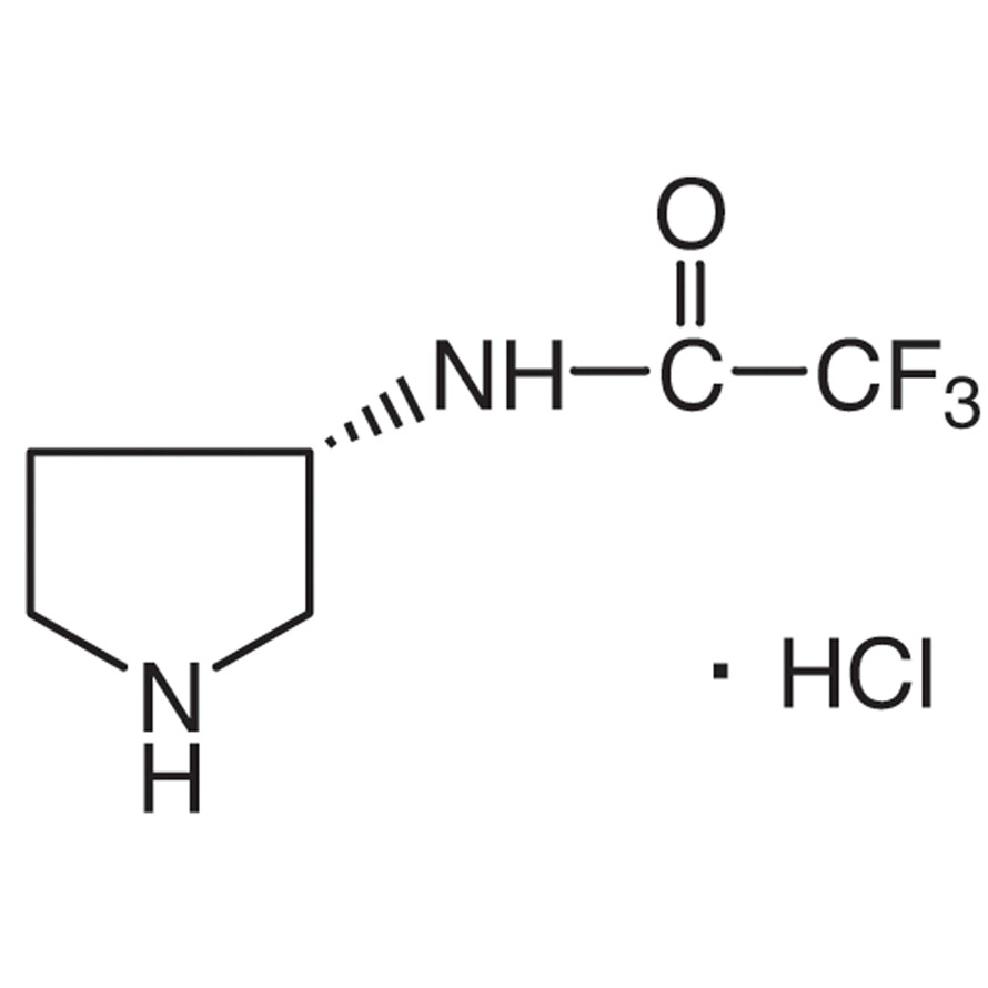 (3S)-(-)-3-(Trifluoroacetamido)pyrrolidine Hydrochloride>98.0%(T)1g