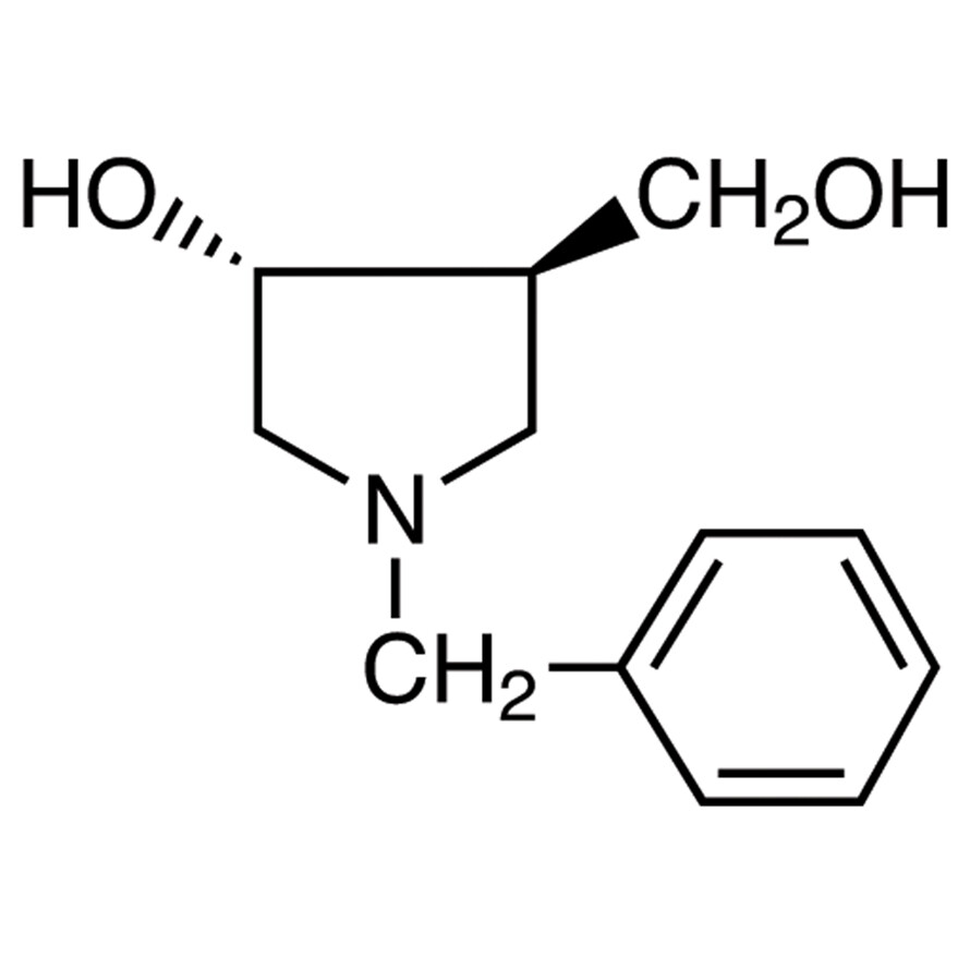 (3R,4R)-1-Benzyl-4-hydroxy-3-pyrrolidinemethanol&gt;96.0%(GC)200mg