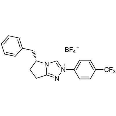 (R)-Benzyl-2-[4-(trifluoromethyl)phenyl]-6,7-dihydro-5H-pyrrolo[2,1-c][1,2,4]triazolium Tetrafluoroborate&gt;97.0%(N)1g