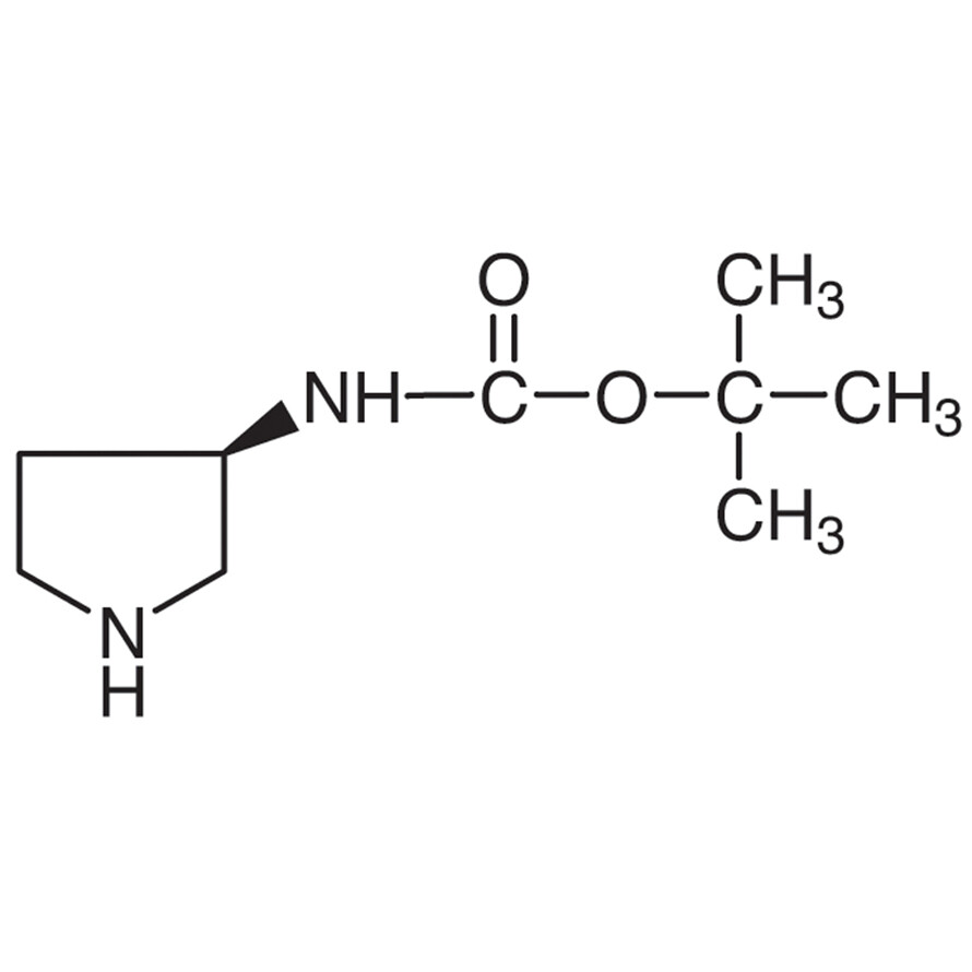 (3R)-(+)-3-(tert-Butoxycarbonylamino)pyrrolidine&gt;98.0%(GC)(T)5g