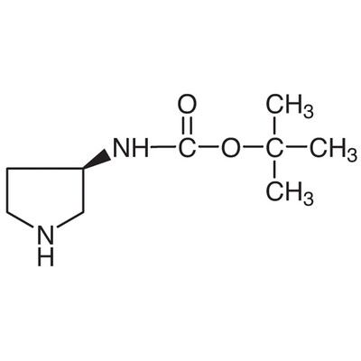 (3R)-(+)-3-(tert-Butoxycarbonylamino)pyrrolidine&gt;98.0%(GC)(T)5g