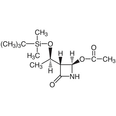 (3R,4R)-4-Acetoxy-3-[(R)-(tert-butyldimethylsilyloxy)ethyl]-2-azetidinone&gt;98.0%(N)5g