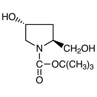 (2S,4R)-1-(tert-Butoxycarbonyl)-4-hydroxy-2-(hydroxymethyl)pyrrolidine&gt;96.0%(GC)5g