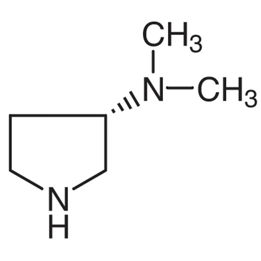 (3S)-(-)-3-(Dimethylamino)pyrrolidine>98.0%(GC)5g