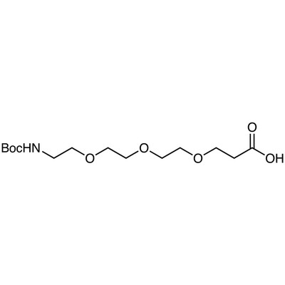 (Boc-amino)-PEG3-C2-Carboxylic Acid&gt;97.0%(T)(HPLC)250mg
