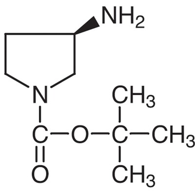 (3R)-(+)-1-(tert-Butoxycarbonyl)-3-aminopyrrolidine&gt;98.0%(GC)(T)5g