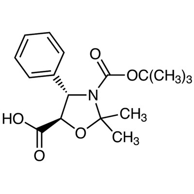 (4S,5R)-3-(tert-Butoxycarbonyl)-2,2-dimethyl-4-phenyl-1,3-oxazolidine-5-carboxylic Acid&gt;98.0%(GC)(T)200mg