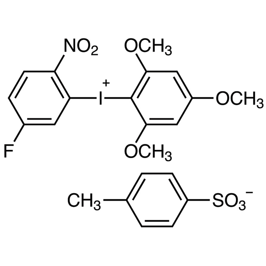 (5-Fluoro-2-nitrophenyl)(2,4,6-trimethoxyphenyl)iodonium p-Toluenesulfonate>95.0%(HPLC)200mg