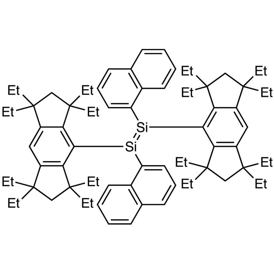 (E)-1,2-Bis(1-naphthyl)-1,2-bis(1,1,3,3,5,5,7,7-octaethyl-1,2,3,5,6,7-hexahydro-s-indacen-4-yl)disilene&gt;70.0%(HPLC)10mg