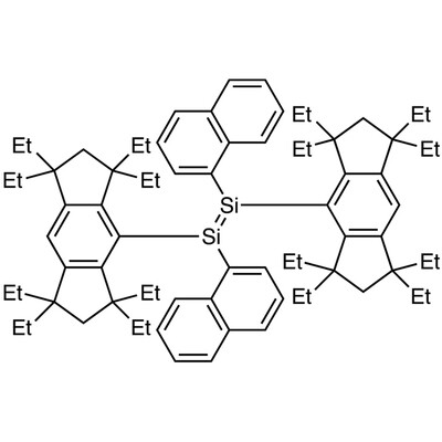 (E)-1,2-Bis(1-naphthyl)-1,2-bis(1,1,3,3,5,5,7,7-octaethyl-1,2,3,5,6,7-hexahydro-s-indacen-4-yl)disilene&gt;70.0%(HPLC)10mg