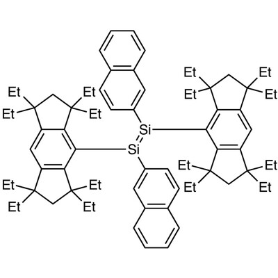 (E)-1,2-Bis(2-naphthyl)-1,2-bis(1,1,3,3,5,5,7,7-octaethyl-1,2,3,5,6,7-hexahydro-s-indacen-4-yl)disilene&gt;97.0%(HPLC)50mg