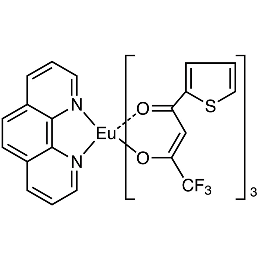 (1,10-Phenanthroline)tris[4,4,4-trifluoro-1-(2-thienyl)-1,3-butanedionato]europium(III)&gt;98.0%(T)1g