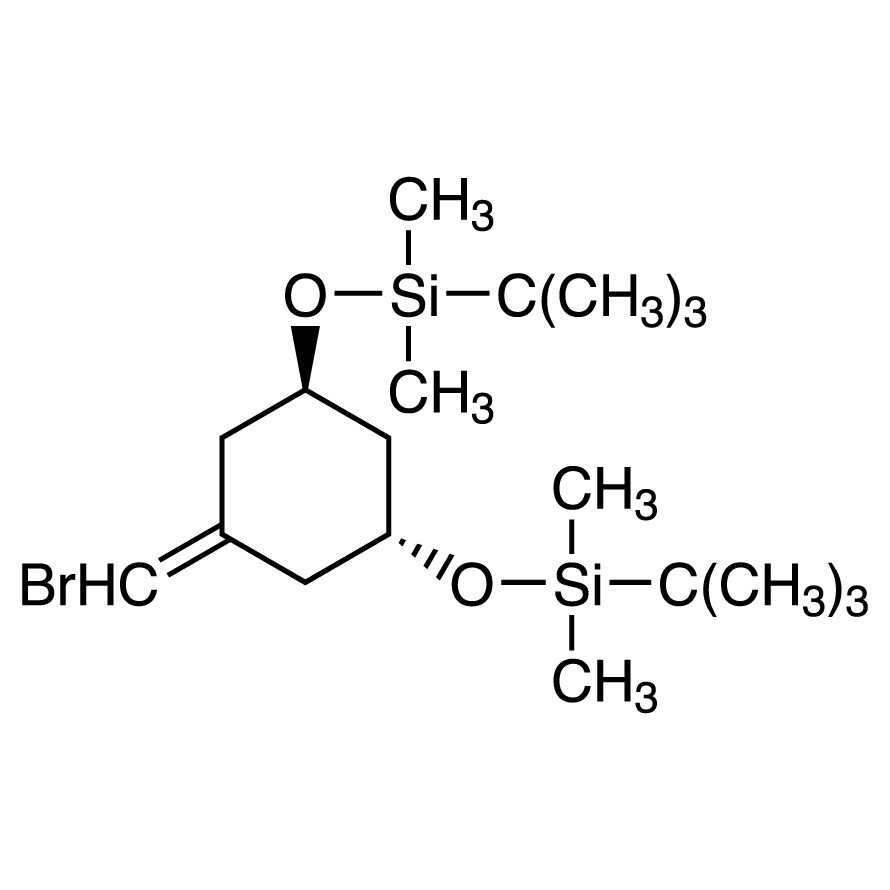 (1R,3R)-5-(Bromomethylene)-1,3-bis(tert-butyldimethylsilyloxy)cyclohexane&gt;95.0%(GC)100mg