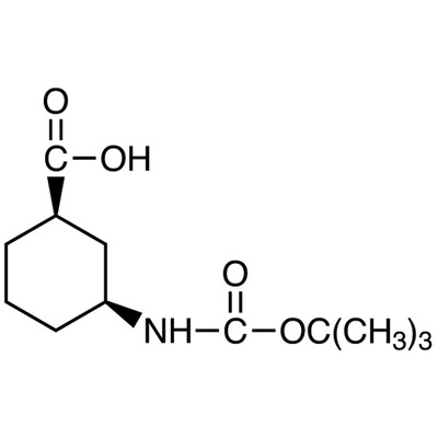 (1R,3S)-3-(tert-Butoxycarbonylamino)cyclohexanecarboxylic Acid&gt;97.0%(GC)(T)1g