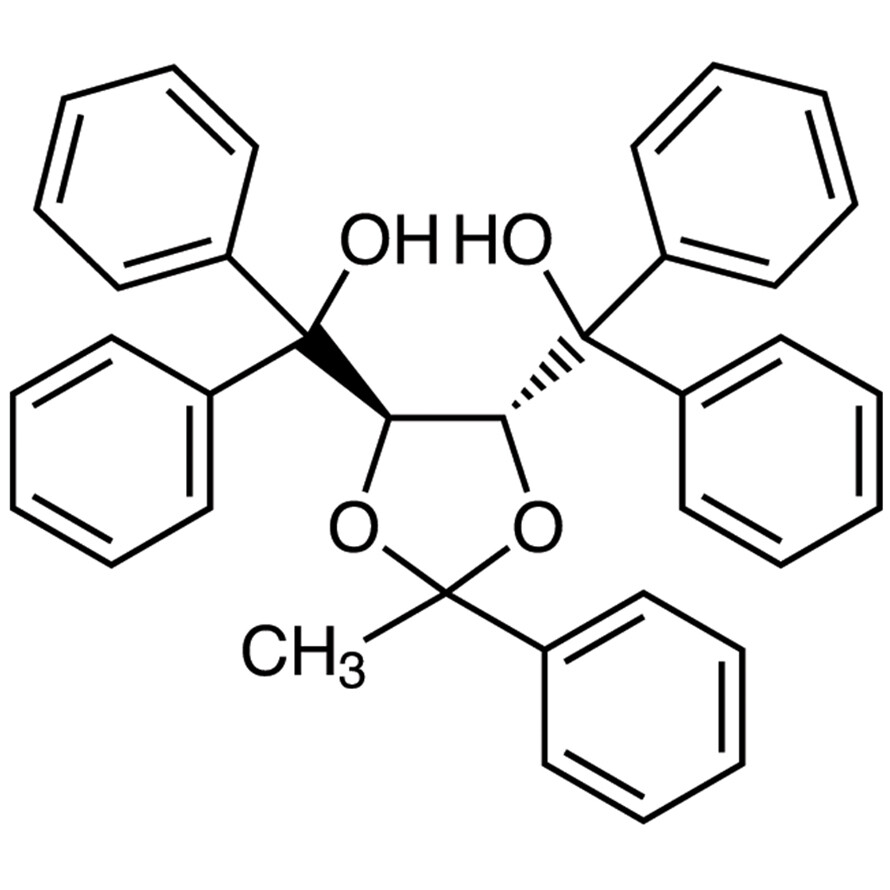 (+)-4,5-Bis[hydroxy(diphenyl)methyl]-2-methyl-2-phenyl-1,3-dioxolane&gt;95.0%(HPLC)1g