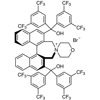 (11bS)-2,6-Bis[bis[3,5-bis(trifluoromethyl)phenyl]hydroxymethyl]-3,5-dihydrospiro[4H-dinaphth[2,1-c:1&#39;,2&#39;-e]azepine-4,4&#39;-morpholinium] Bromide&gt;97.0%(HPLC)50mg