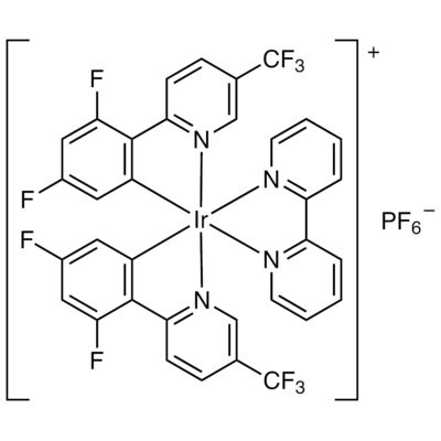 (2,2&#39;-Bipyridine)bis[3,5-difluoro-2-[5-(trifluoromethyl)-2-pyridinyl-kappaN][phenyl-kappaC]iridium(III) Hexafluorophosphate&gt;90.0%(HPLC)200mg