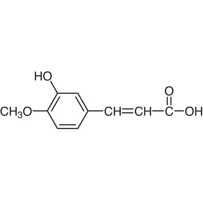 3-Hydroxy-4-methoxycinnamic Acid&gt;98.0%(HPLC)(T)1g