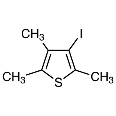 3-Iodo-2,4,5-trimethylthiophene (stabilized with Copper chip)&gt;96.0%(GC)1g