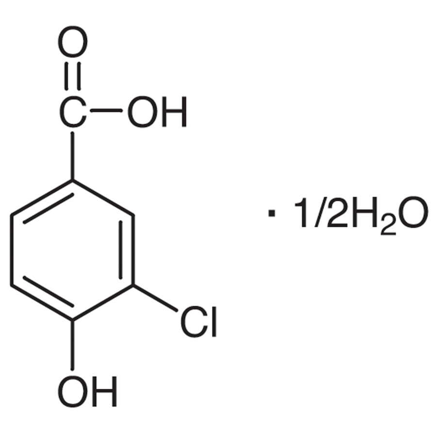 3-Chloro-4-hydroxybenzoic Acid Hemihydrate&gt;98.0%(T)250g