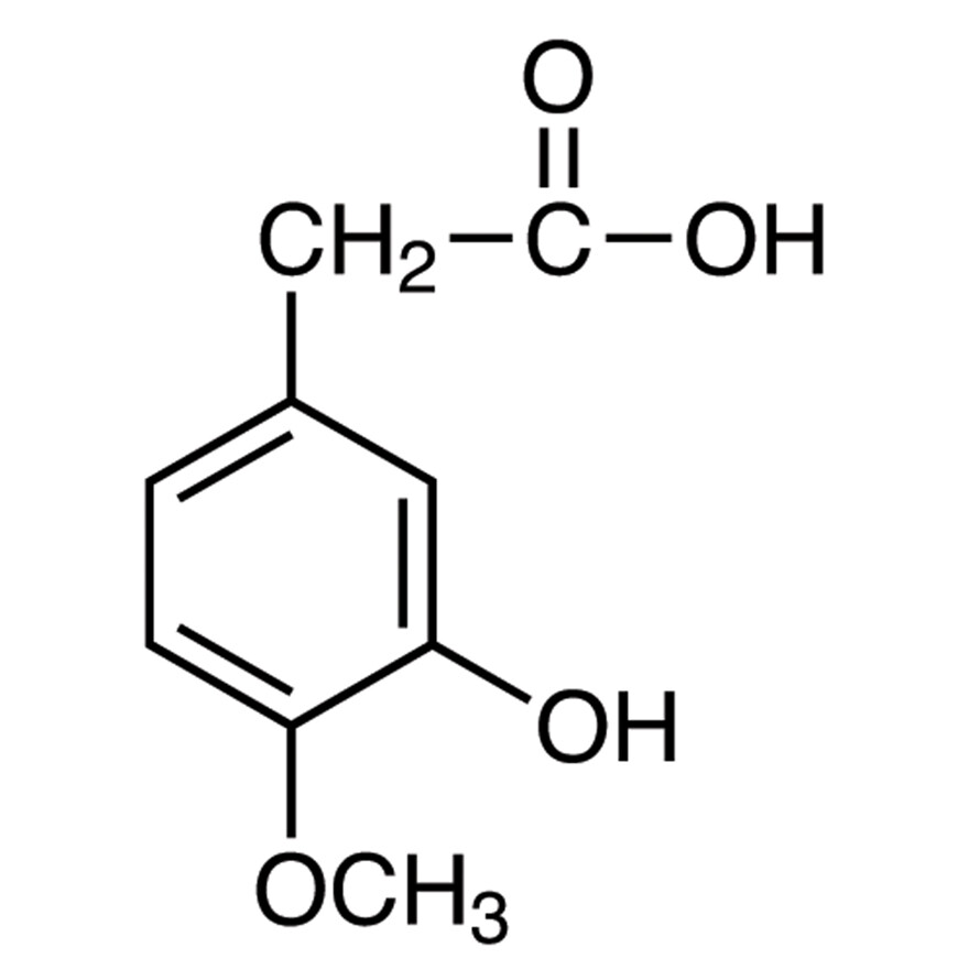 3-Hydroxy-4-methoxyphenylacetic Acid&gt;98.0%(GC)(T)1g
