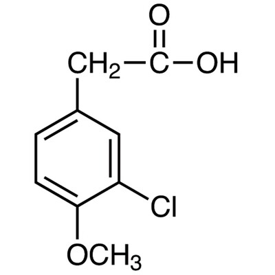 3-Chloro-4-methoxyphenylacetic Acid&gt;97.0%(GC)5g