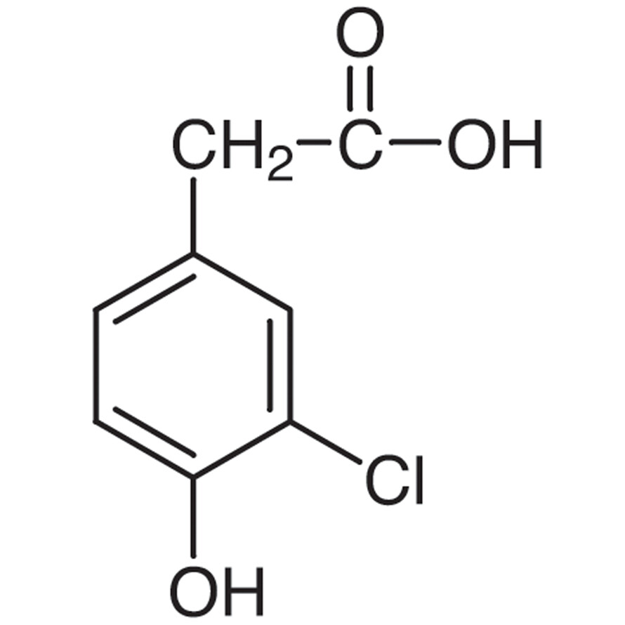 3-Chloro-4-hydroxyphenylacetic Acid>98.0%(GC)(T)25g
