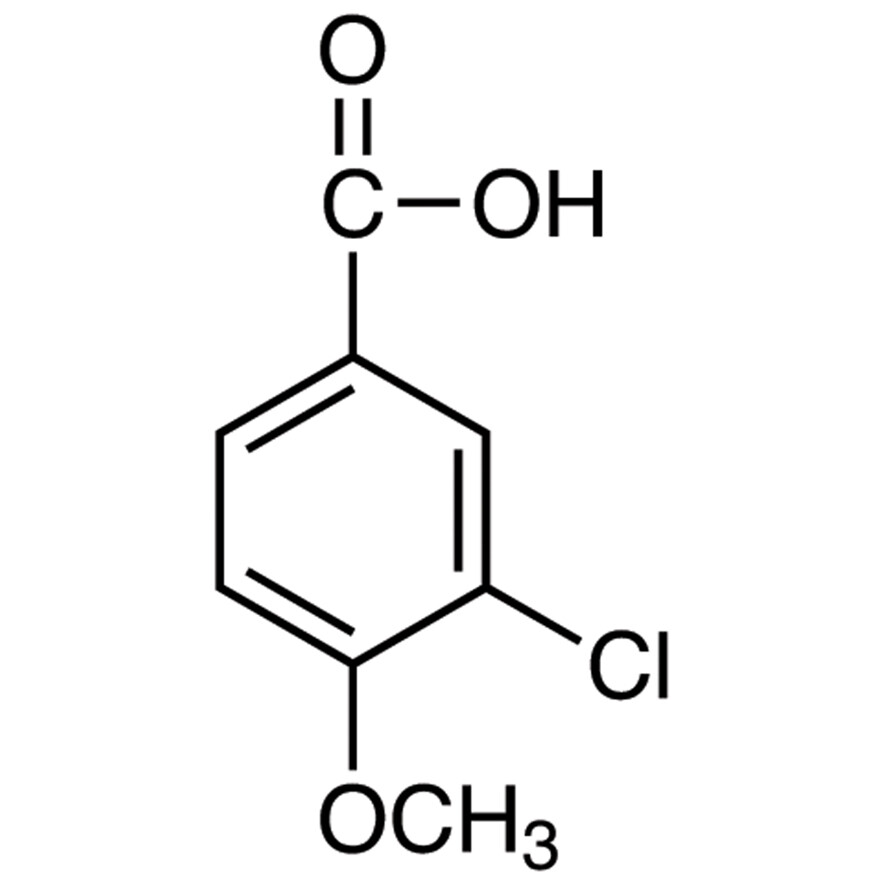 3-Chloro-4-methoxybenzoic Acid&gt;97.0%(GC)(T)5g