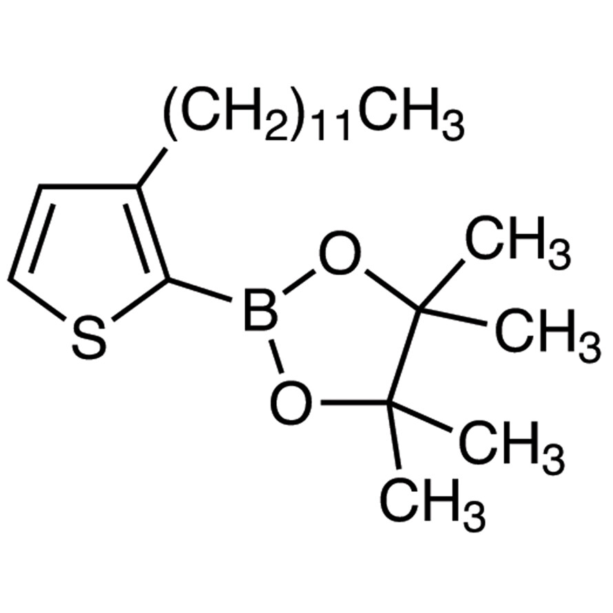 3-Dodecyl-2-(4,4,5,5-tetramethyl-1,3,2-dioxaborolan-2-yl)thiophene&gt;95.0%(GC)5g