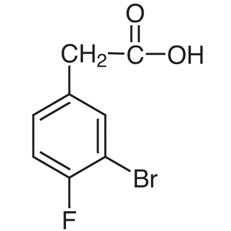 3-Bromo-4-fluorophenylacetic Acid&gt;97.0%(GC)(T)5g