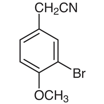 3-Bromo-4-methoxybenzyl Cyanide&gt;98.0%(GC)5g
