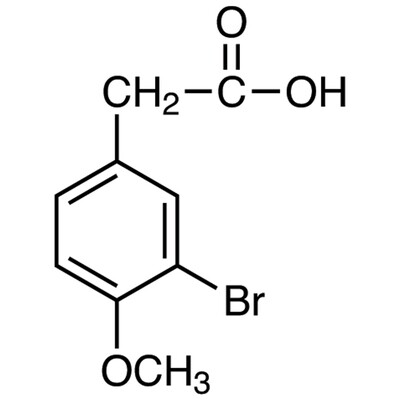 3-Bromo-4-methoxyphenylacetic Acid&gt;98.0%(GC)(T)5g