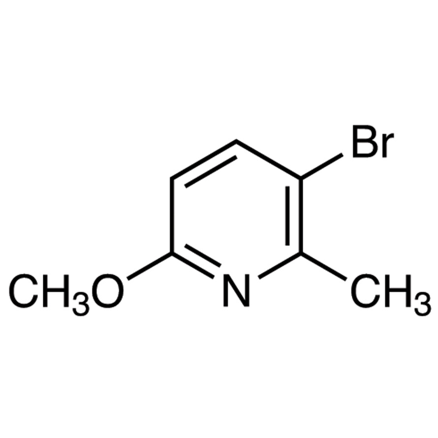 3-Bromo-6-methoxy-2-methylpyridine&gt;98.0%(GC)5g