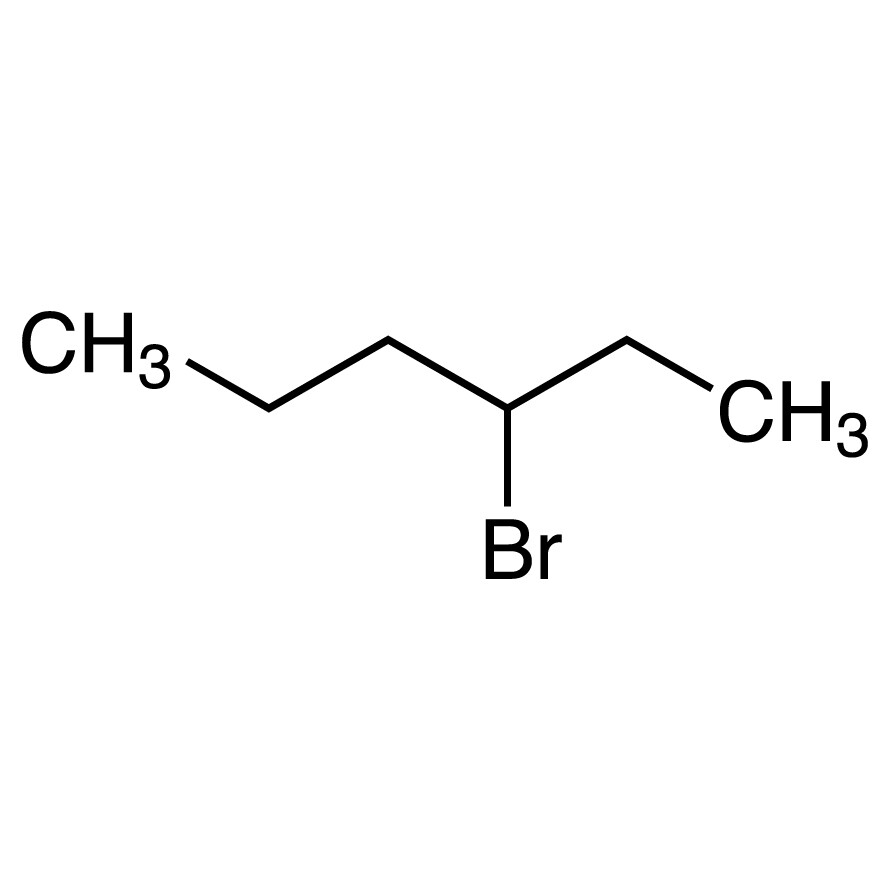 3-Bromohexane (contains 2-Bromohexane) (stabilized with Copper chip)&gt;80.0%(GC)10g
