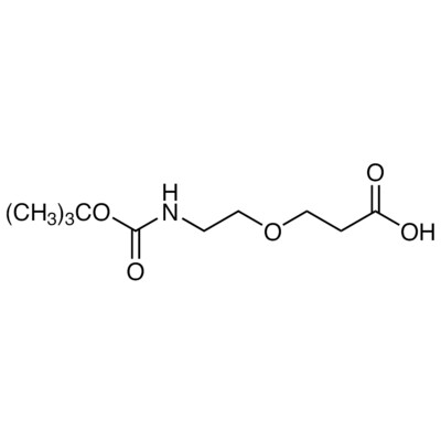 3-[2-[(tert-Butoxycarbonyl)amino]ethoxy]propanoic Acid&gt;93.0%(GC)(T)250mg