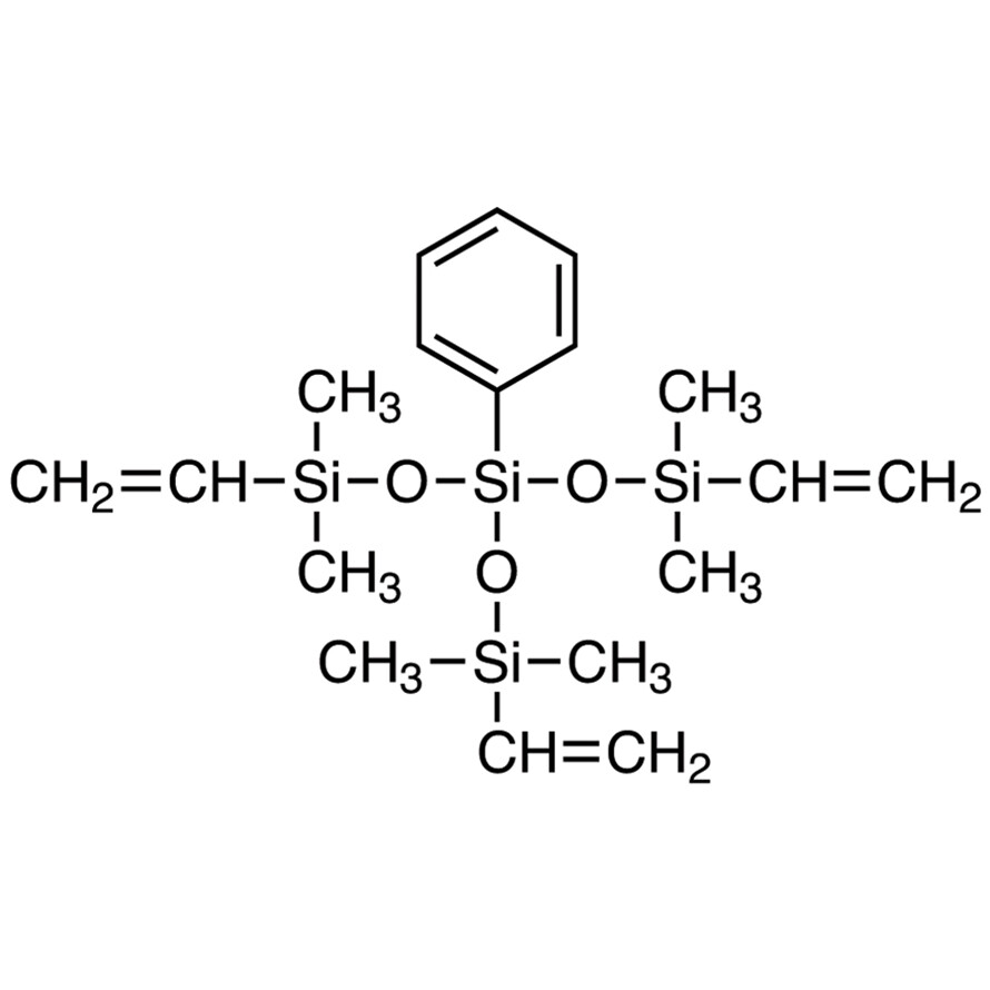 3-[[Dimethyl(vinyl)silyl]oxy]-1,1,5,5-tetramethyl-3-phenyl-1,5-divinyltrisiloxane>98.0%(GC)25g