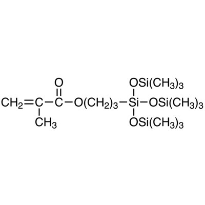 3-[Tris(trimethylsilyloxy)silyl]propyl Methacrylate (stabilized with MEHQ)&gt;98.0%(GC)25mL