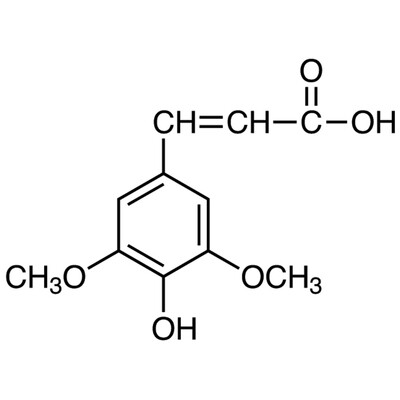 3,5-Dimethoxy-4-hydroxycinnamic Acid [Matrix for MALDI-TOF/MS]&gt;99.0%(GC)(T)5g