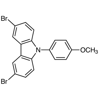 3,6-Dibromo-9-(4-methoxyphenyl)-9H-carbazole&gt;98.0%(HPLC)1g