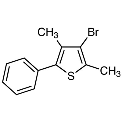 3-Bromo-2,4-dimethyl-5-phenylthiophene&gt;98.0%(GC)1g