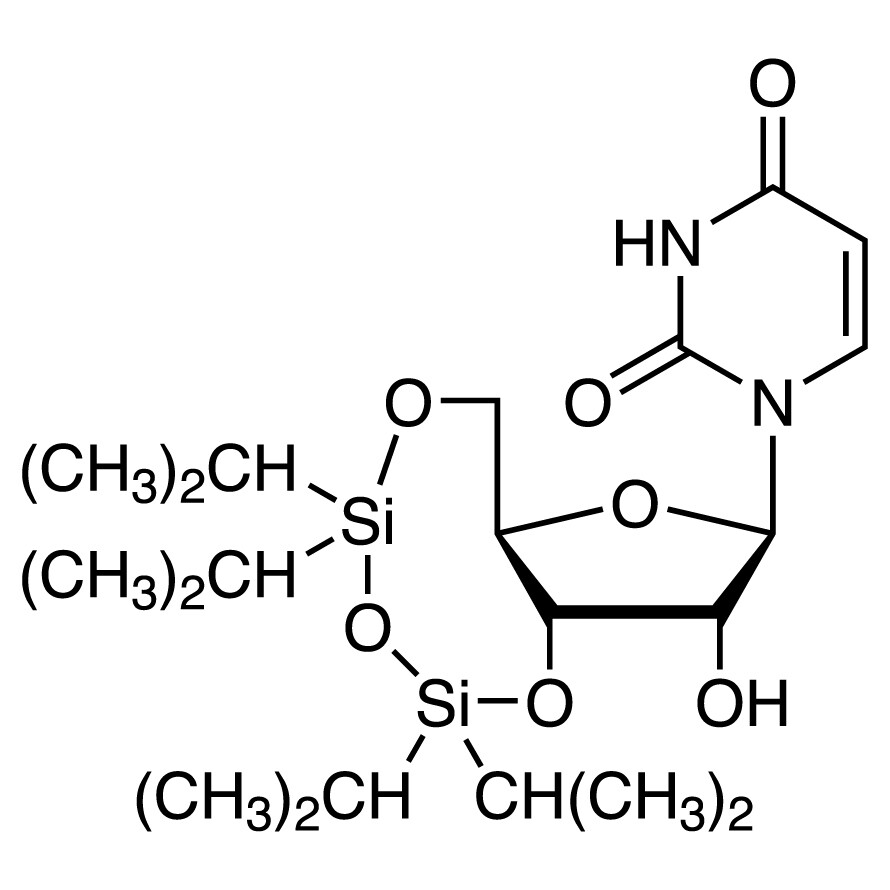 3',5'-O-(1,1,3,3-Tetraisopropyl-1,3-disiloxanediyl)uridine>95.0%(HPLC)(qNMR)200mg